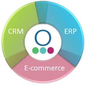 marketplace for service provider with e-commerce, CRM and ERP features